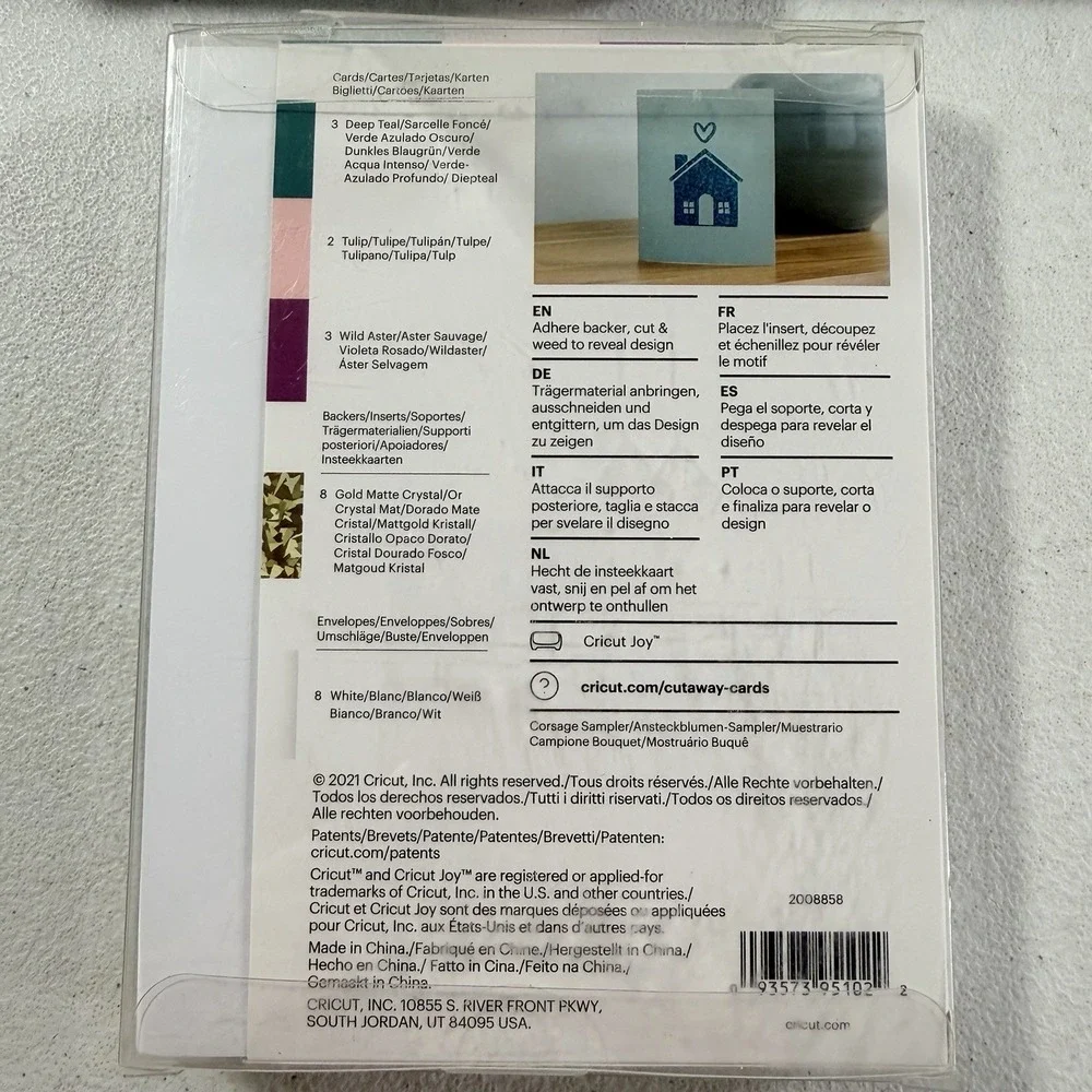 Cricut Joy Foil Transfer Insert Cards 24 Cards Lot Of 3 Packs 4.25